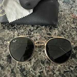 Ray-Ban Classic Gold Frame Sunglasses